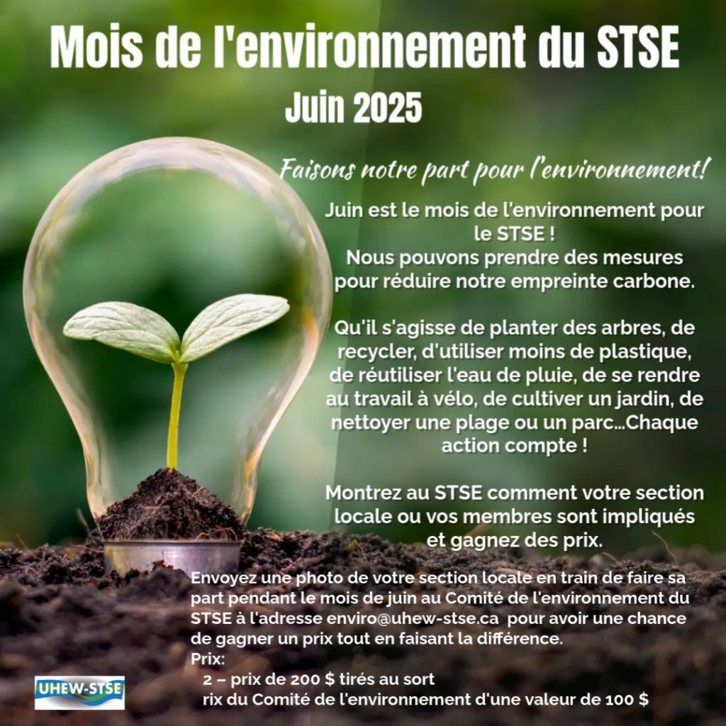 Mois de l'environment du STSE